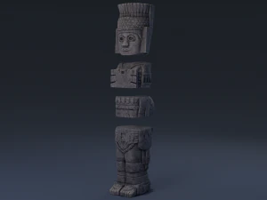 colonne atlante Modèle 3D