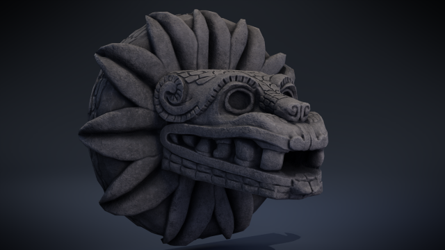 quetzalcoatl - aztec deity 3D Модель .c4d .max .obj .3ds .fbx .stl .blend 