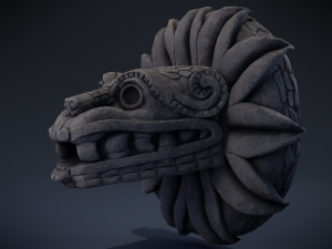 quetzalcoatl - aztec deity 3D Модель