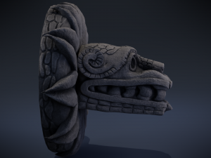 quetzalcoatl - aztec deity 3D Модель