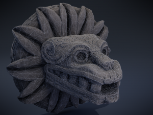 quetzalcoatl - aztec deity 3D Модель