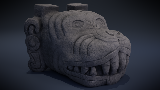 xolotl Model 3D .c4d .max .obj .3ds .fbx .stl .blend 