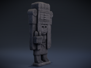 chicomecoatl - aztec deity 3D Модель