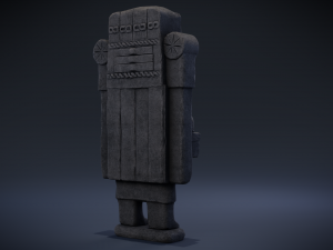 chicomecoatl - aztec deity 3D Модель