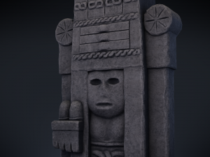 chicomecoatl - aztec deity 3D Модель
