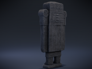 chicomecoatl - aztec deity 3D Модель