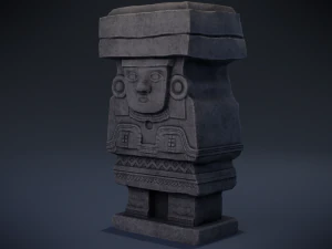 chalchiuhtlicue - aztec deity 3D Model