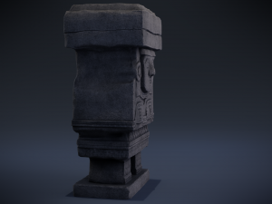 chalchiuhtlicue - aztec deity 3D Model