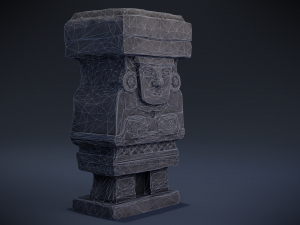 chalchiuhtlicue - aztec deity 3D Model