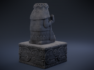cihuateteo - aztec deity 3D Model
