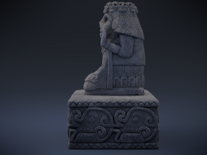cihuateteo - aztec deity 3D Model