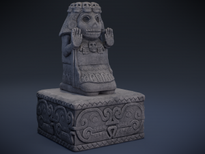 cihuateteo - aztec deity 3D Model