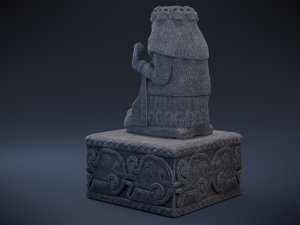 cihuateteo - aztec deity 3D Model
