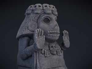 cihuateteo - aztec deity 3D Model