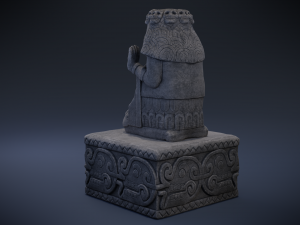 cihuateteo - aztec deity 3D Model