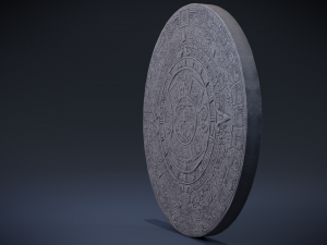 aztec calendar 3Dモデル
