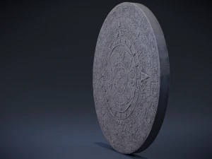 calendario azteco Modello 3D