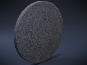 aztec calendar 3Dモデル