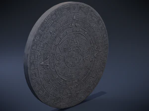 calendario azteco Modello 3D