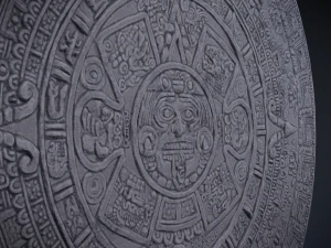 calendario azteco Modello 3D