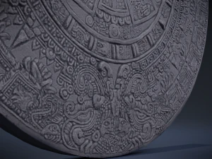 calendario azteco Modello 3D
