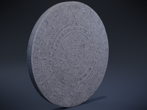 aztec calendar 3Dモデル