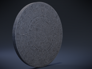 aztec calendar 3Dモデル