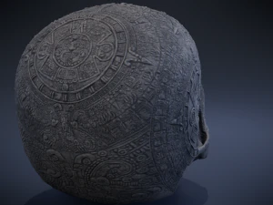 aztec skull 3D Model