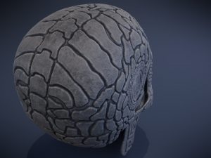 aztec skull 3D-Modell