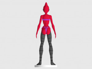 regularshowmargaretbikinistlrar Model Cetak 3D