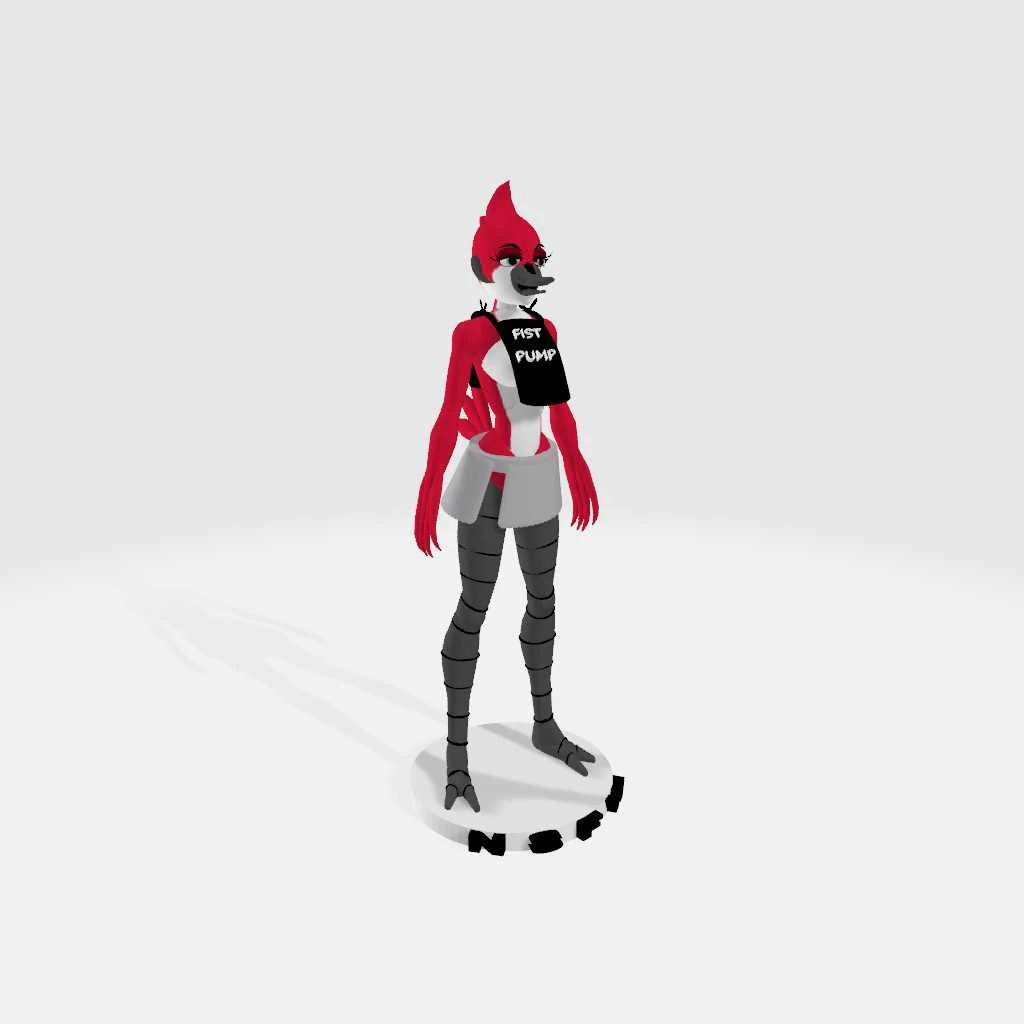 regularshowmargaretfistpumpstlrar 3D Print Model .c4d .max .obj .3ds .fbx .stl .blend