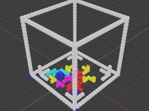 Cube tris 3D Print Model