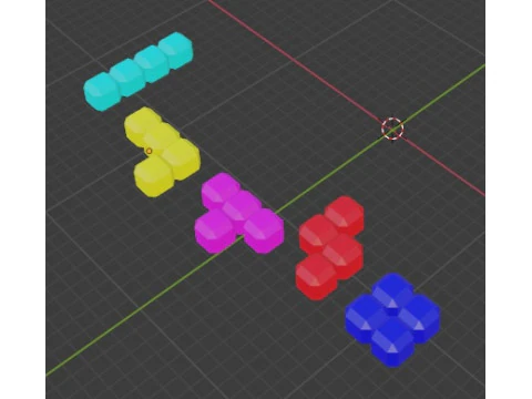 Cube tris 3D Print Model