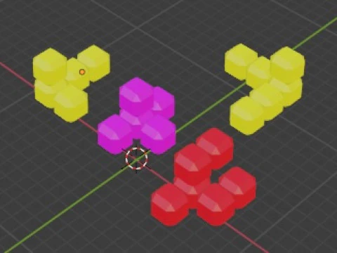 Cube tris 3D Print Model