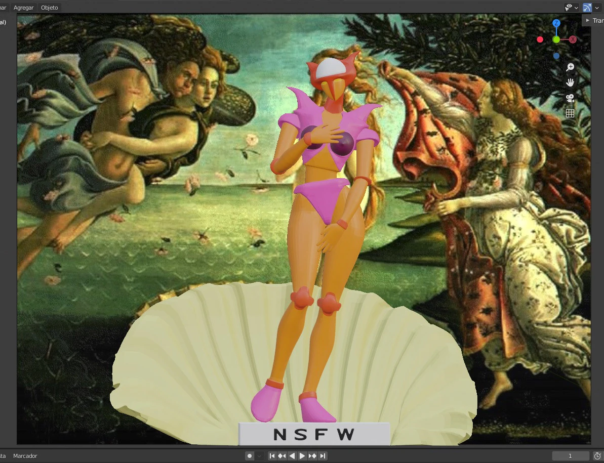Aphrodite a 3D Print Model .c4d .max .obj .3ds .fbx .stl .blend