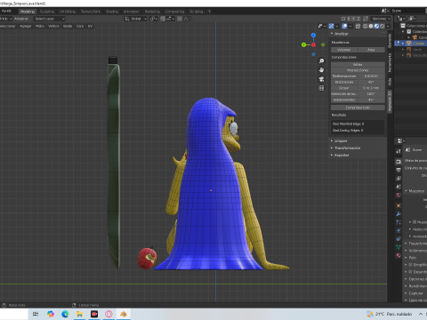 Marge Simpson Eva Modello di stampa 3D