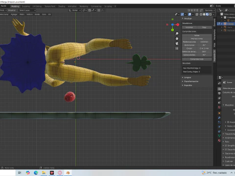 Marge Simpson Eve 3D Print Model