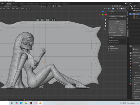 Marge Simpson Eva Modello di stampa 3D