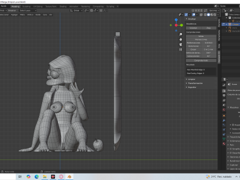 Marge Simpson Eva Modello di stampa 3D