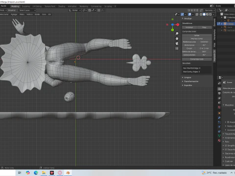 Marge Simpson Eve 3D Print Model