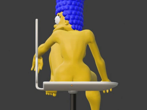 Marge Simpson, copertina della rivista Playboy Modello di stampa 3D