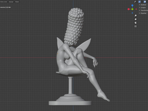 Majalah sampul Marge Simpson Playboy Model Cetak 3D
