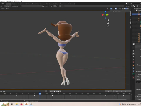 Bikini mamma di Fairly Oddparents Timmy Turners Modello di stampa 3D