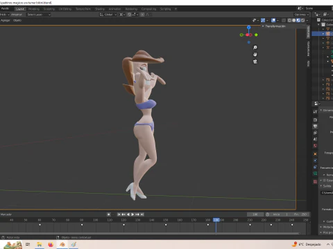 Bikini mamma di Fairly Oddparents Timmy Turners Modello di stampa 3D