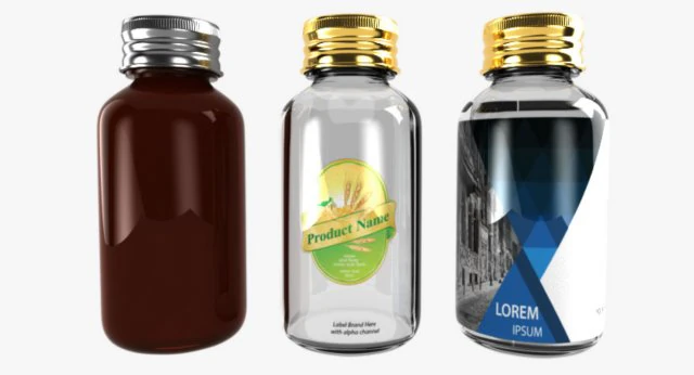 şişe 3D Model .c4d .max .obj .3ds .fbx .stl .blend 