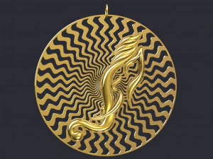 भगवान गणेश पेंडेंट 3D प्रिंट मॉडल