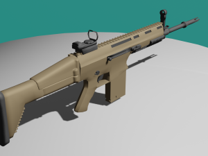 scar 3Dモデル