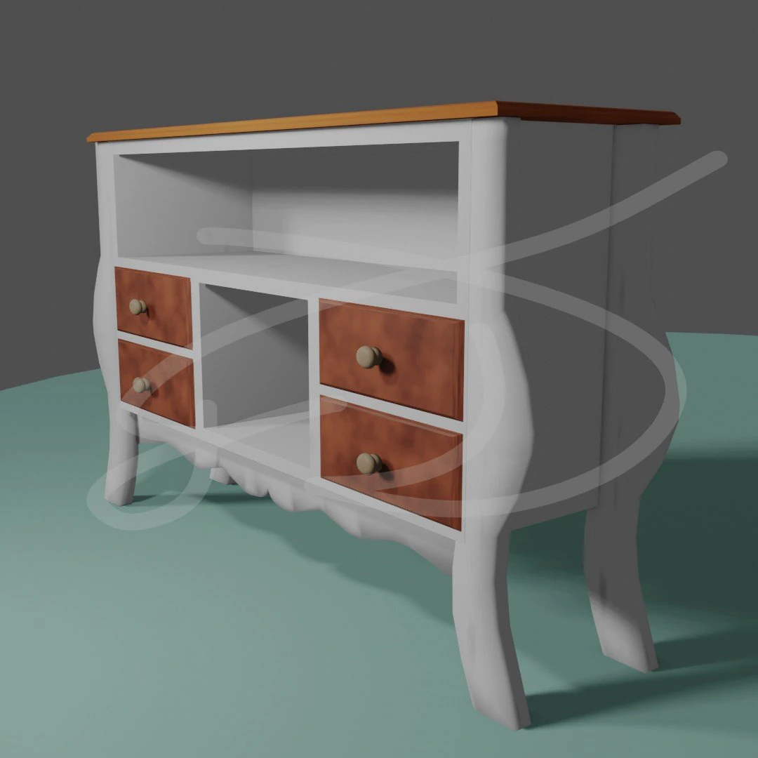living room furniture lcd 3D Model .c4d .max .obj .3ds .fbx .stl .blend 