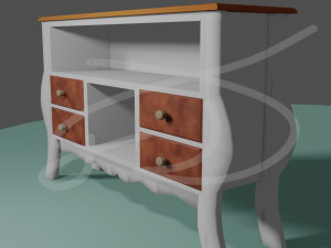 living room furniture lcd 3D 모델
