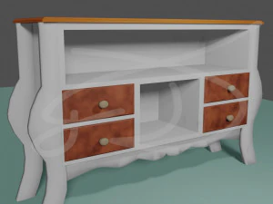 living room furniture lcd 3D Model